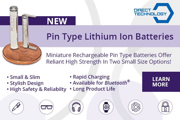 Panasonic pin type lithium ion batteries