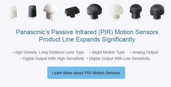 Panasonic PIR motion sensors