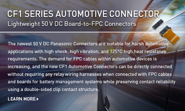 CF1 Series Automotive Connectors