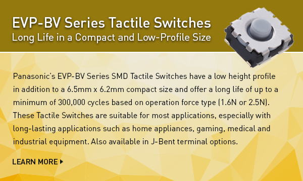 EVP-BV Series Tactile Switches